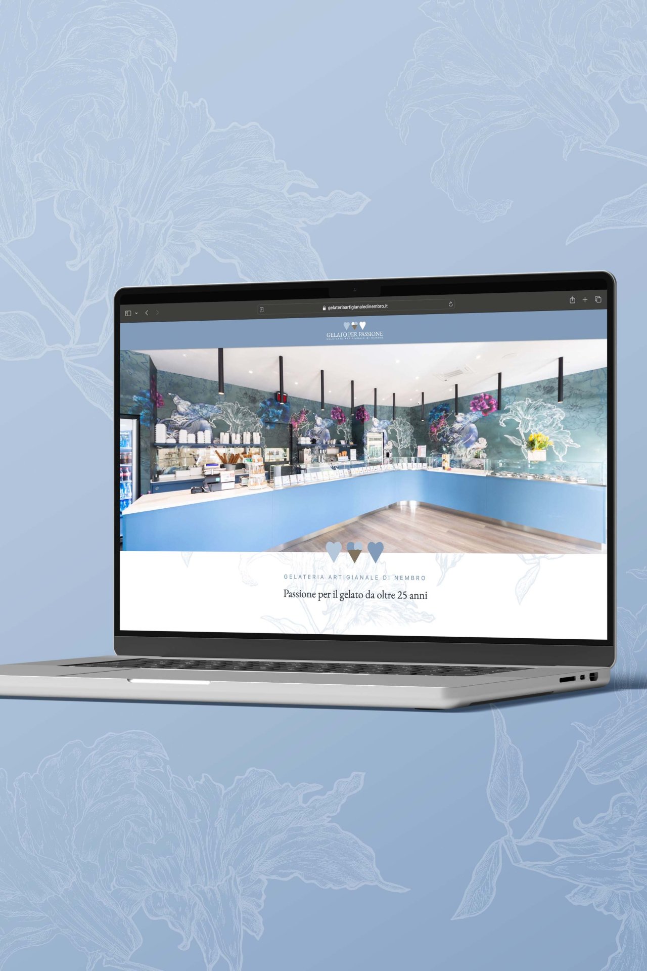 Sito web Gelato per Passione Alessandro Bucci